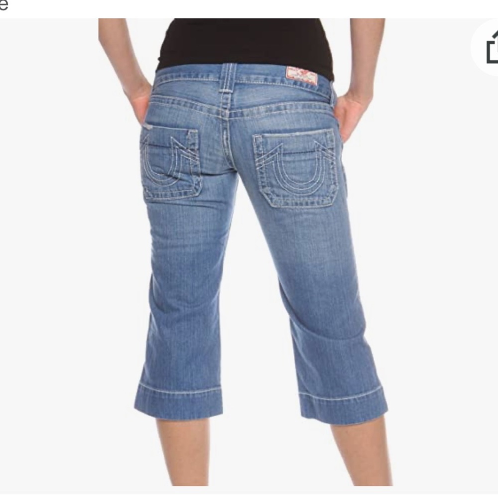 True Religion Sammy Crop Jeans NWT